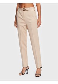 Gaudi Jeans Spodnie materiałowe 311BD24002 Beżowy Slim Fit. Kolor: beżowy. Materiał: syntetyk, materiał, wiskoza
