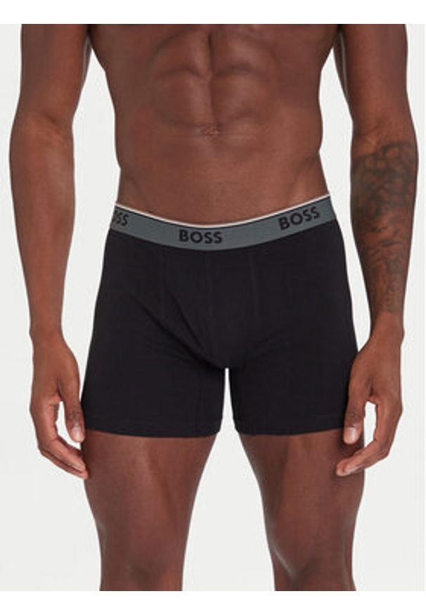 BOSS Komplet bokserek 50531691 Czarny. Kolor: czarny. Materiał: bawełna