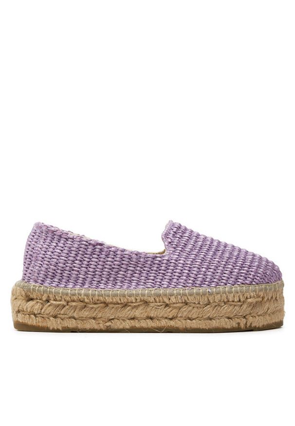 Manebi Espadryle Yucatan Double Sole Espadrilles G 3.3 D0 Fioletowy. Kolor: fioletowy. Materiał: materiał