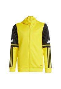 Adidas - Bluza dla dzieci adidas Squadra 25 Hoody. Kolor: żółty, wielokolorowy, czarny. Sport: fitness #1