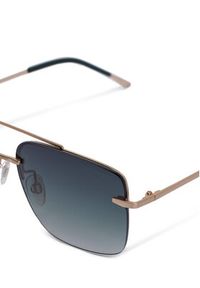 Trussardi Jeans - Trussardi Okulary przeciwsłoneczne TSM3025 Zielony. Kolor: zielony