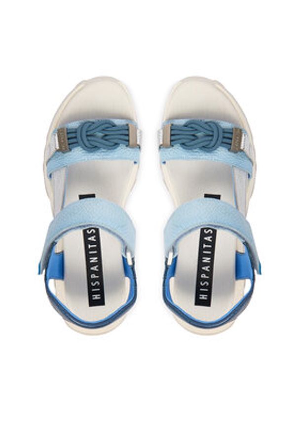 Hispanitas Sandały CHV264679 C003 Niebieski. Kolor: niebieski. Materiał: skóra