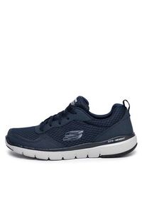 skechers - Skechers Sneakersy Flex Advantage 3.0 52954 Granatowy. Kolor: niebieski. Materiał: materiał #6