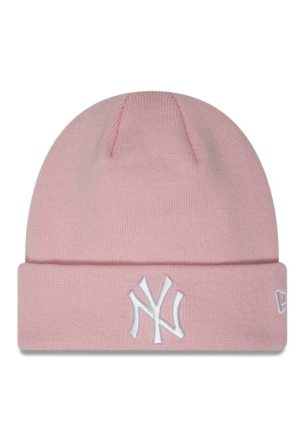 Czapka damska New Era Female Essential Cuff Beanie New York Yankees. Kolor: różowy