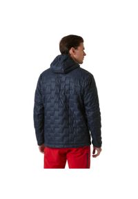 Wodoodporna kurtka z izolowanym kapturem Helly Hansen Lifaloft. Kolor: niebieski. Sport: narciarstwo
