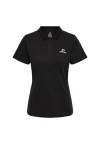 NewLine - Damska bawełniana koszulka polo Newline Lea. Typ kołnierza: polo. Kolor: czarny. Materiał: bawełna. Styl: elegancki #1