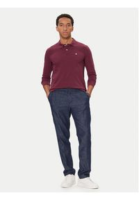 United Colors of Benetton - United Colors Of Benetton Polo 3089J3204 Fioletowy Regular Fit. Typ kołnierza: polo. Kolor: fioletowy. Materiał: bawełna