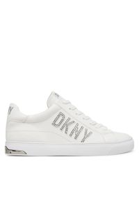 DKNY Sneakersy Adira K2420300 Biały. Kolor: biały. Materiał: skóra #1