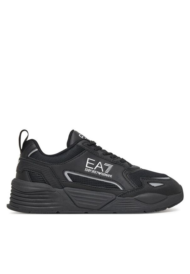 EA7 Emporio Armani Sneakersy 7X000308 AF18447 MC026 Czarny. Kolor: czarny. Materiał: skóra