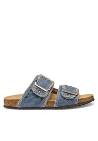 Geox Klapki D Brionia R D55Y3S 00011 C4005 Niebieski. Kolor: niebieski. Materiał: materiał