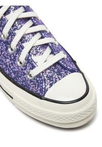 Converse Trampki Chuck 70 Glitter A11134C Granatowy. Kolor: niebieski. Materiał: syntetyk, materiał #3