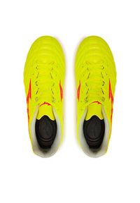 Mizuno Buty do piłki nożnej Monarcida Neo Iii Select Jr Md P1GB2425 Żółty. Kolor: żółty. Materiał: skóra