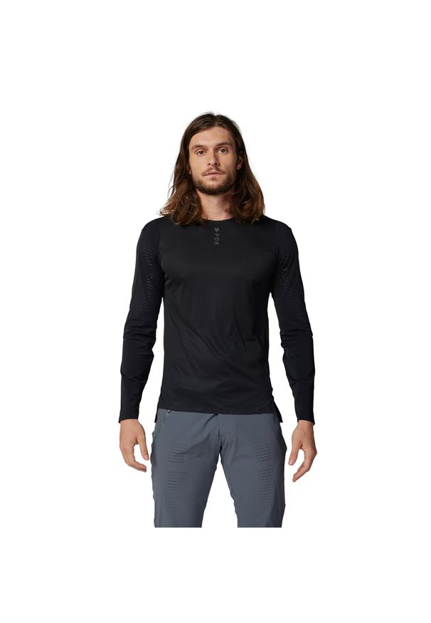 Longsleeve rowerowy męski Fox Racing Flexair Pro. Kolor: czarny. Długość rękawa: długi rękaw. Sport: kolarstwo