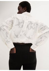 bonprix - Spodnie ze stretchem z gumką w talii. Kolor: czarny. Styl: klasyczny #3