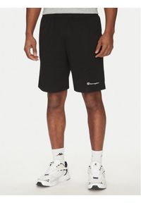 Champion Szorty sportowe 220306 Czarny Regular Fit. Kolor: czarny. Materiał: bawełna. Styl: sportowy