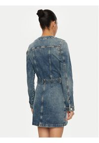 Tommy Jeans Sukienka jeansowa DW0DW19854 Niebieski Regular Fit. Kolor: niebieski. Materiał: bawełna #3