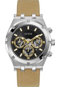 Zegarek Guess Zegarek męski Guess GW0262G1 beżowy. Kolor: beżowy #1