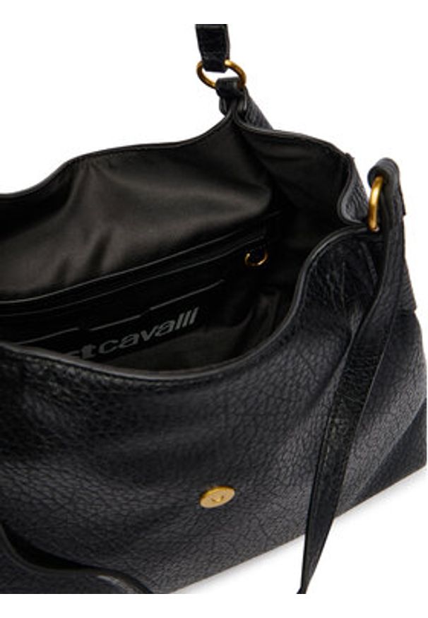 Just Cavalli Torebka 80RA4BN3 ZSD87 Czarny. Kolor: czarny. Materiał: skórzane