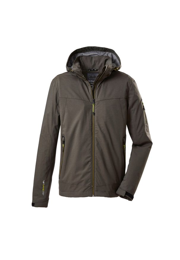 Kurtka męska Killtec - Vojak MN SOFTSHELL JCKT B. Kolor: brązowy, zielony, wielokolorowy. Materiał: softshell. Sport: turystyka piesza