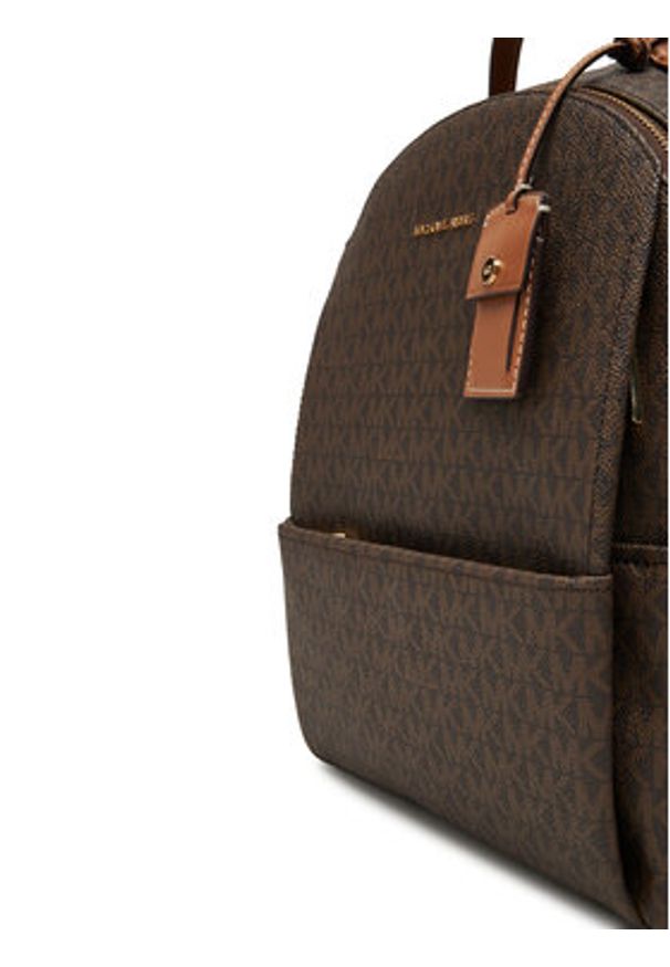 MICHAEL Michael Kors Plecak Sable 30T5G3XB2B Brązowy. Kolor: brązowy. Materiał: skóra