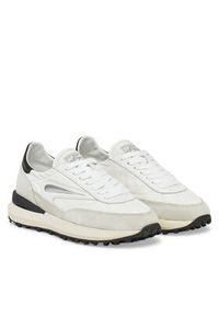 D.A.T.E. Sneakersy Athleta W421-AT-NY Biały. Kolor: biały. Materiał: skóra, zamsz #6