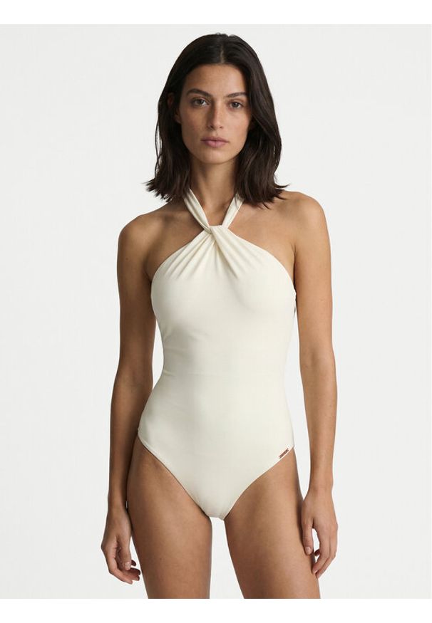 YSABEL MORA - Ysabel Mora Strój kąpielowy 83472 Kremowy. Kolor: kremowy. Materiał: syntetyk