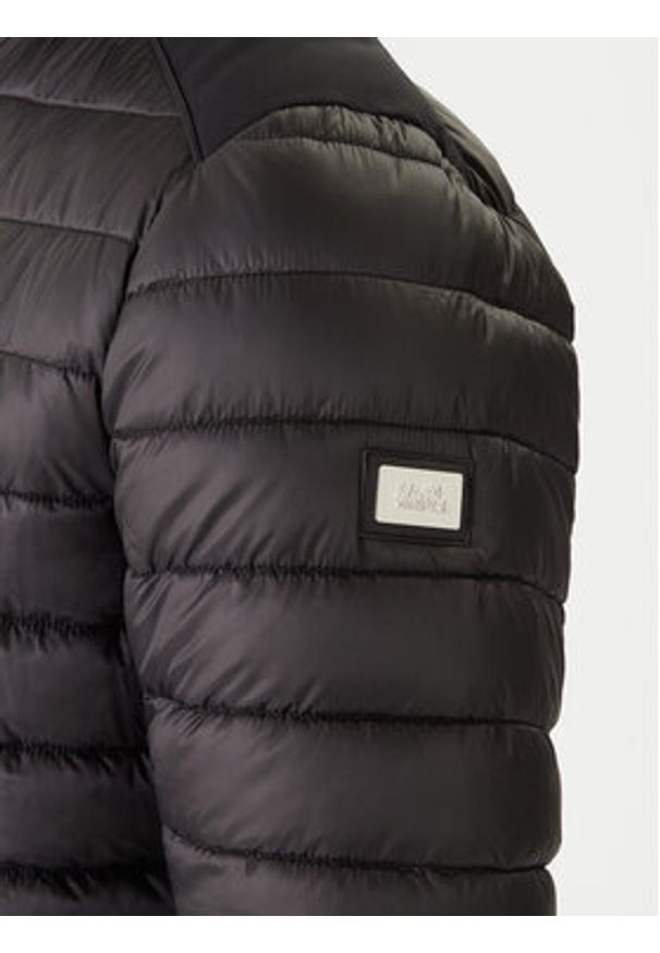 Karl Lagerfeld - KARL LAGERFELD Kurtka zimowa 505033 554587 Czarny Regular Fit. Typ kołnierza: dekolt w karo. Kolor: czarny. Materiał: syntetyk. Sezon: zima