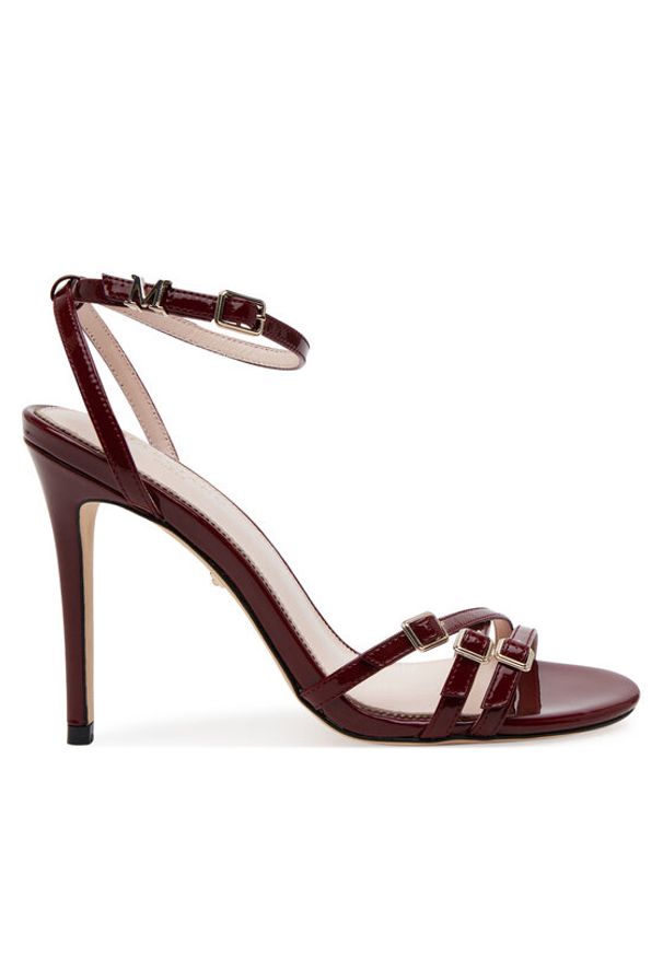 Marciano Guess Sandały 5GGZ27 7231A Bordowy. Kolor: czerwony. Materiał: skóra