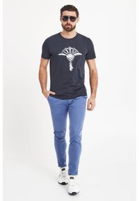 T-shirt Alerio JOOP! JEANS. Materiał: jeans. Wzór: nadruk. Styl: elegancki