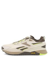 Reebok Buty na siłownię Nano X3 Adventure 100033527-W Beżowy. Kolor: beżowy. Materiał: materiał. Sport: fitness