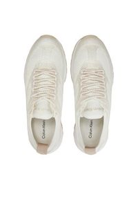 Calvin Klein Sneakersy Runner Lace Up Pearl Mix M HW0HW02079 Biały. Kolor: biały. Materiał: materiał #3