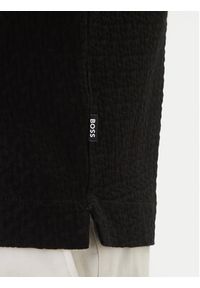 BOSS T-Shirt H-Thompson 228 50557395 Czarny Regular Fit. Kolor: czarny. Materiał: bawełna #5