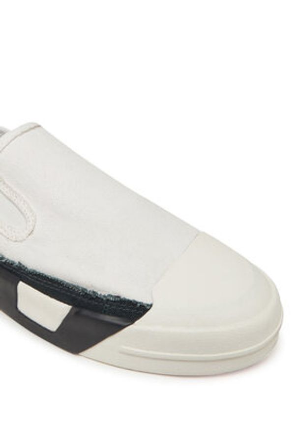Diesel Tenisówki D-Verse Y03552PR012 HA686 Biały. Kolor: biały. Materiał: materiał