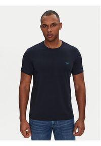 Emporio Armani Underwear Komplet 2 t-shirtów EM000391 AF10776 MB143 Granatowy Regular Fit. Kolor: niebieski. Materiał: bawełna #4