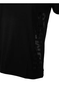 Les Hommes T-shirt | LF224300-0700-9000 | Grafic Print | Mężczyzna | Czarny. Okazja: na co dzień. Kolor: czarny. Materiał: bawełna. Wzór: nadruk. Styl: casual #2