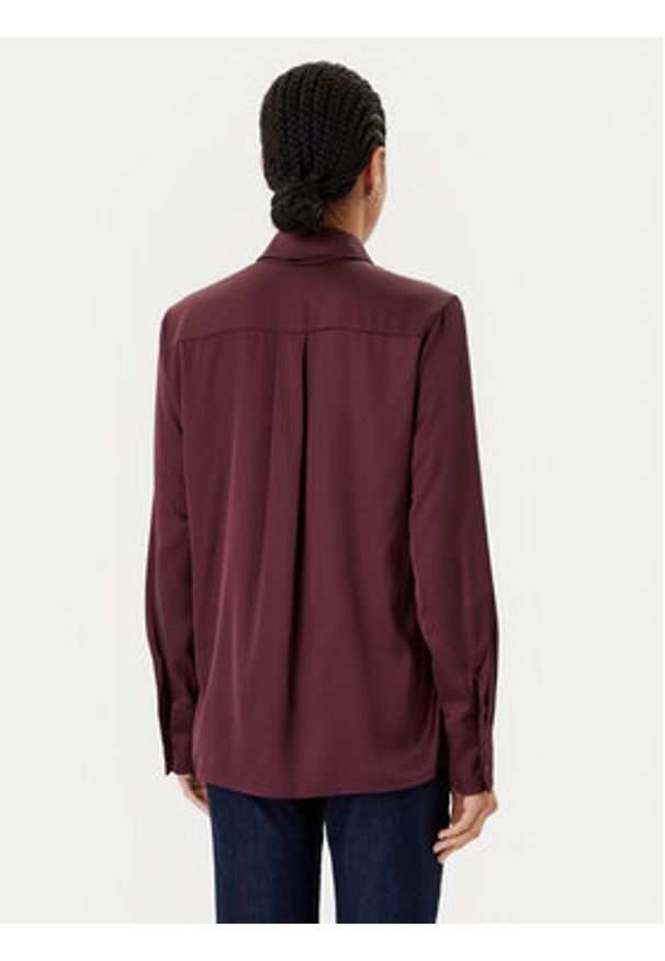 Guess Koszula A114 Bordowy Regular Fit. Kolor: czerwony. Materiał: syntetyk