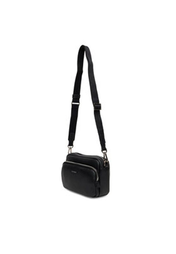Calvin Klein Saszetka Raised Camera Bag LV04D3159G Czarny. Kolor: czarny. Materiał: skóra
