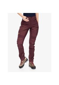Fjällräven - Spodnie trekkingowe damskie Fjallraven Keb Agile Trousers. Kolor: fioletowy. Sezon: lato. Sport: turystyka piesza #1