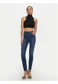 Elisabetta Franchi Jeansy PJ-68S-46E2-V320 Granatowy Skinny Fit. Kolor: niebieski