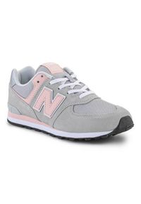 Buty do chodzenia dla dzieci New Balance 574. Zapięcie: sznurówki. Kolor: wielokolorowy. Materiał: syntetyk, materiał. Szerokość cholewki: normalna. Model: New Balance 574. Sport: turystyka piesza