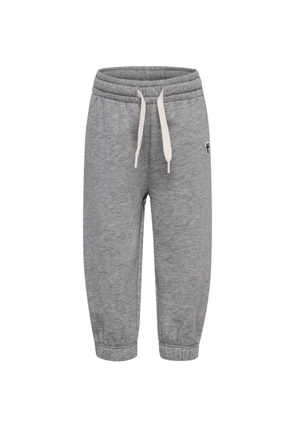 Spodnie dresowe dla dzieci Hummel Bee Loose. Kolor: szary. Materiał: dresówka. Sport: bieganie