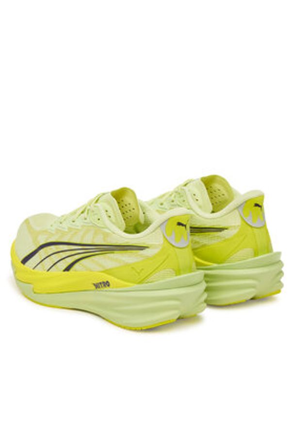 Puma Buty do biegania Deviate Nitro 4 312123 04 Zielony. Kolor: zielony. Materiał: materiał