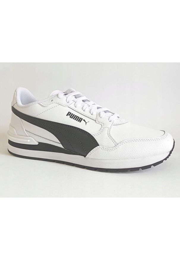 Buty Sportowe Puma St Runner V4 Białe Sneakersy. Kolor: biały