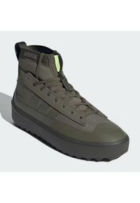 Adidas - Buty adidas Znsored High Gore-Tex M IE9408 zielone. Wysokość cholewki: za kostkę. Kolor: zielony. Materiał: materiał. Szerokość cholewki: normalna. Technologia: Gore-Tex