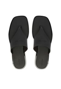 Calvin Klein Japonki Jelly Sandal Thong Mat Tran Tpu HW0HW02964 Czarny. Kolor: czarny. Materiał: syntetyk #1