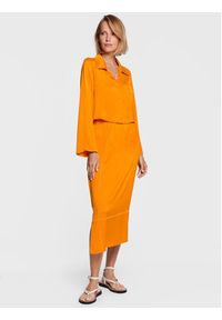AMERICAN VINTAGE - American Vintage Koszula Widland WID06FE23 Pomarańczowy Regular Fit. Kolor: pomarańczowy. Materiał: syntetyk. Styl: vintage #5