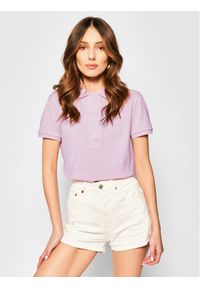 Lacoste Bluza PF5462 Różowy Slim Fit. Kolor: różowy. Materiał: bawełna