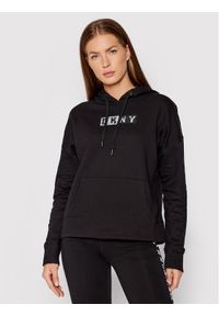 DKNY Sport Bluza DP1T8291 Czarny Relaxed Fit. Kolor: czarny. Materiał: bawełna. Styl: sportowy