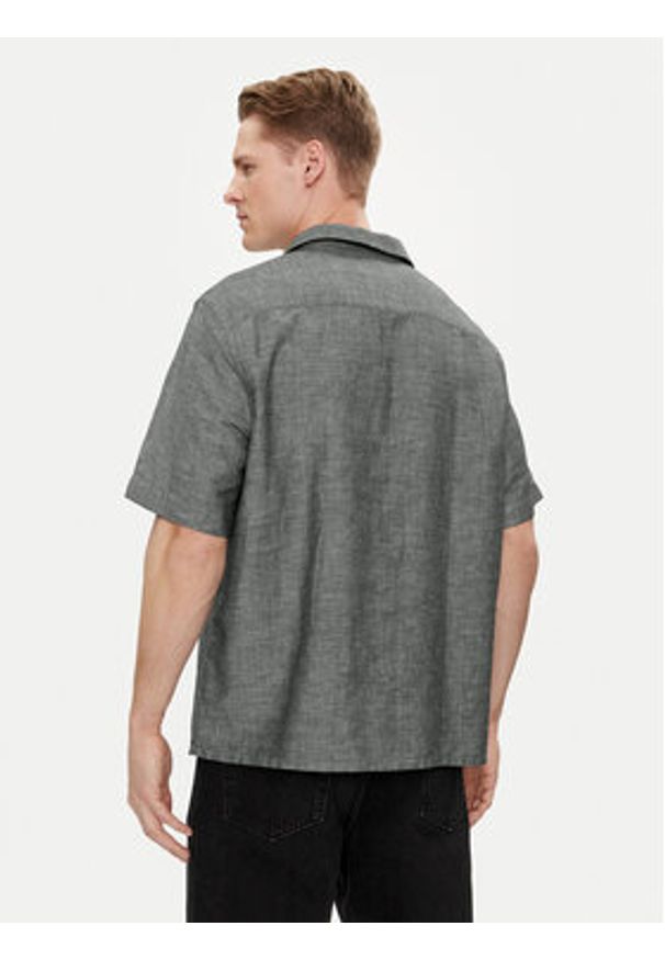 Calvin Klein Koszula K10K109521 Szary Relaxed Fit. Kolor: szary. Materiał: bawełna