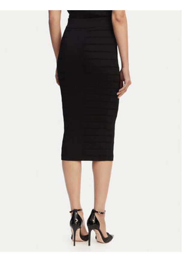 Guess Spódnica ołówkowa W5YD66 Z0130 Czarny Slim Fit. Kolor: czarny. Materiał: wiskoza